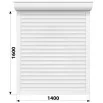 Защитные алюминиевые ролеты Comfort Line 1400-1600 мм P55
