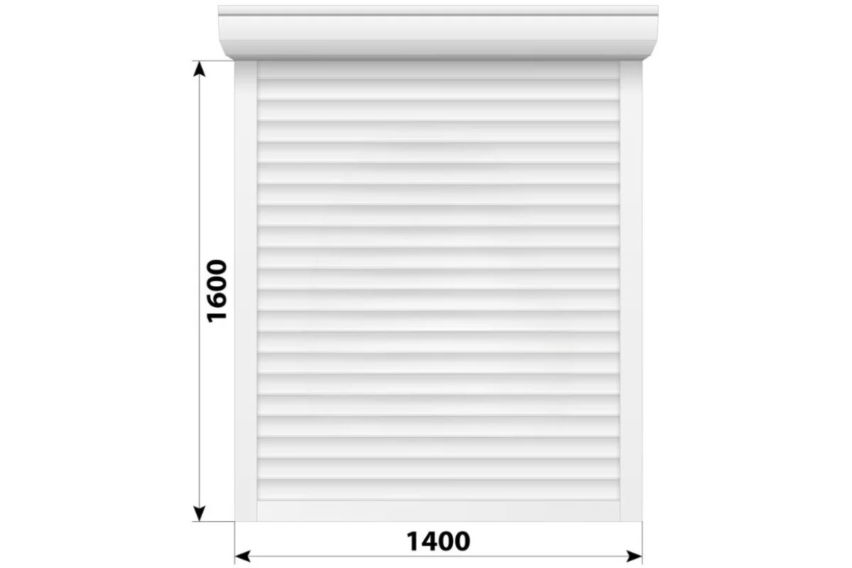 Защитные алюминиевые ролеты Comfort Line 1400-1600 мм P55