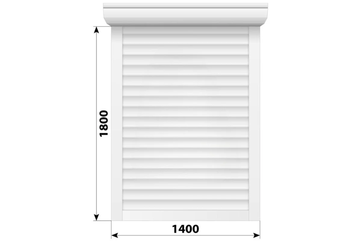 Защитные алюминиевые ролеты Comfort Line 1400-1800 мм P55