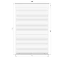 Защитные алюминиевые ролеты Comfort Line 1600-2400 мм P55