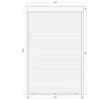 Защитные алюминиевые ролеты Comfort Line 1600-2500 мм P55