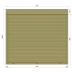 Защитные алюминиевые ролеты Comfort Line 1800-1600 мм P55