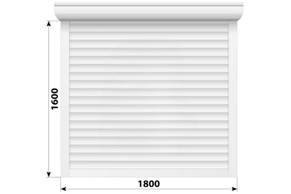 Защитные алюминиевые ролеты Comfort Line 1800-1600 мм P55
