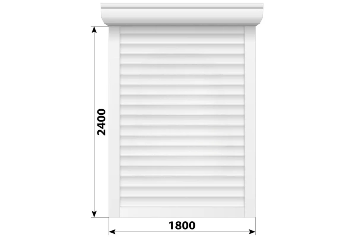 Защитные алюминиевые ролеты Comfort Line 1800-2400 мм P55