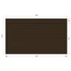 Защитные алюминиевые ролеты Comfort Line 1900-1100 мм P55