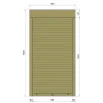 Защитные алюминиевые ролеты Comfort Line 800-1500 мм P55