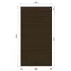 Защитные алюминиевые ролеты Comfort Line 800-1500 мм P55