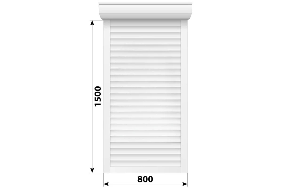 Защитные алюминиевые ролеты Comfort Line 800-1500 мм P55