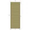 Защитные алюминиевые ролеты Comfort Line 800-2200 мм P55