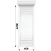 Защитные алюминиевые ролеты Comfort Line 800-2200 мм P55