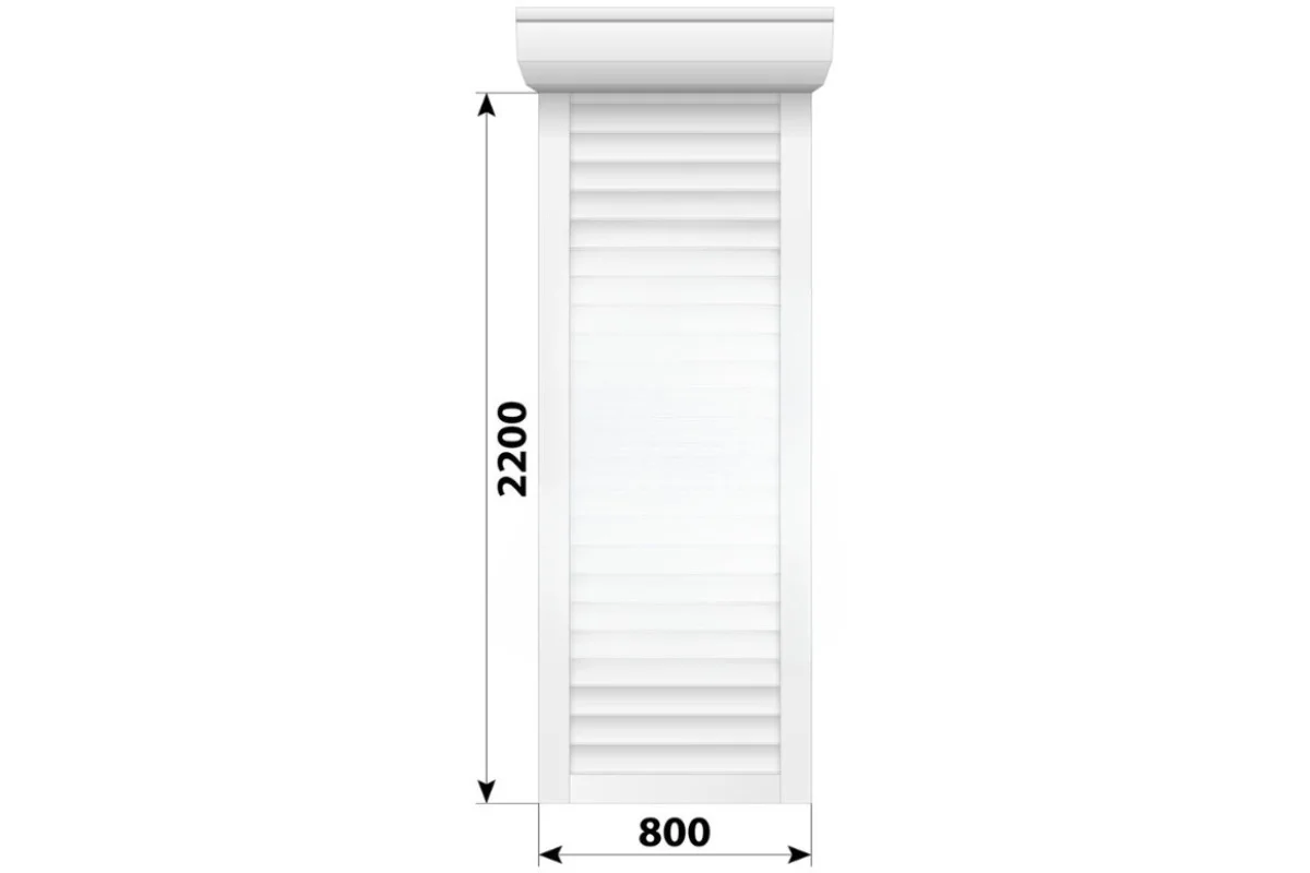 Защитные алюминиевые ролеты Comfort Line 800-2200 мм P55