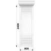 Защитные алюминиевые ролеты Comfort Line 800-2400 мм P55