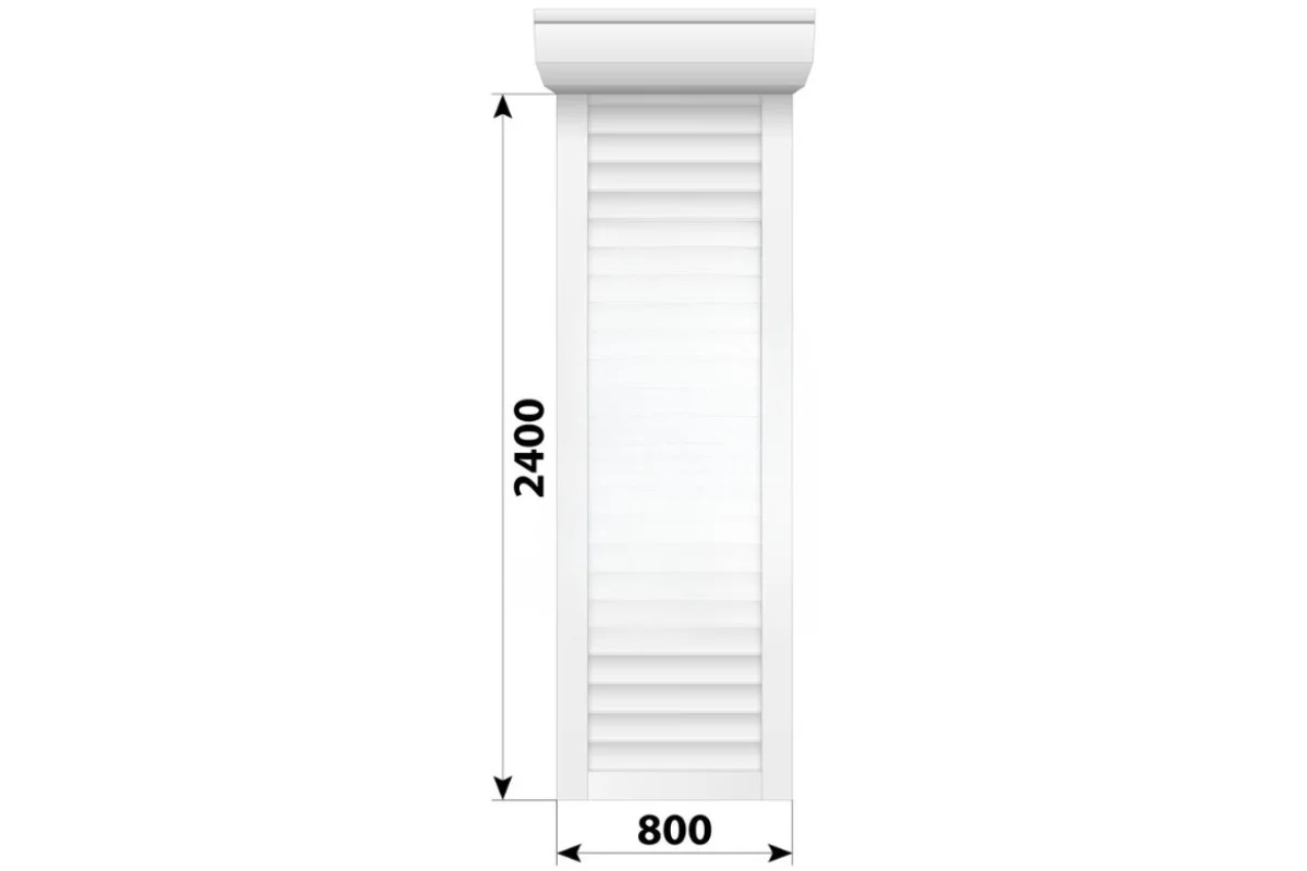 Защитные алюминиевые ролеты Comfort Line 800-2400 мм P55
