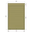 Защитные алюминиевые ролеты Comfort Line 900-1400 мм P55