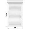 Защитные алюминиевые ролеты Comfort Line 900-1400 мм P55