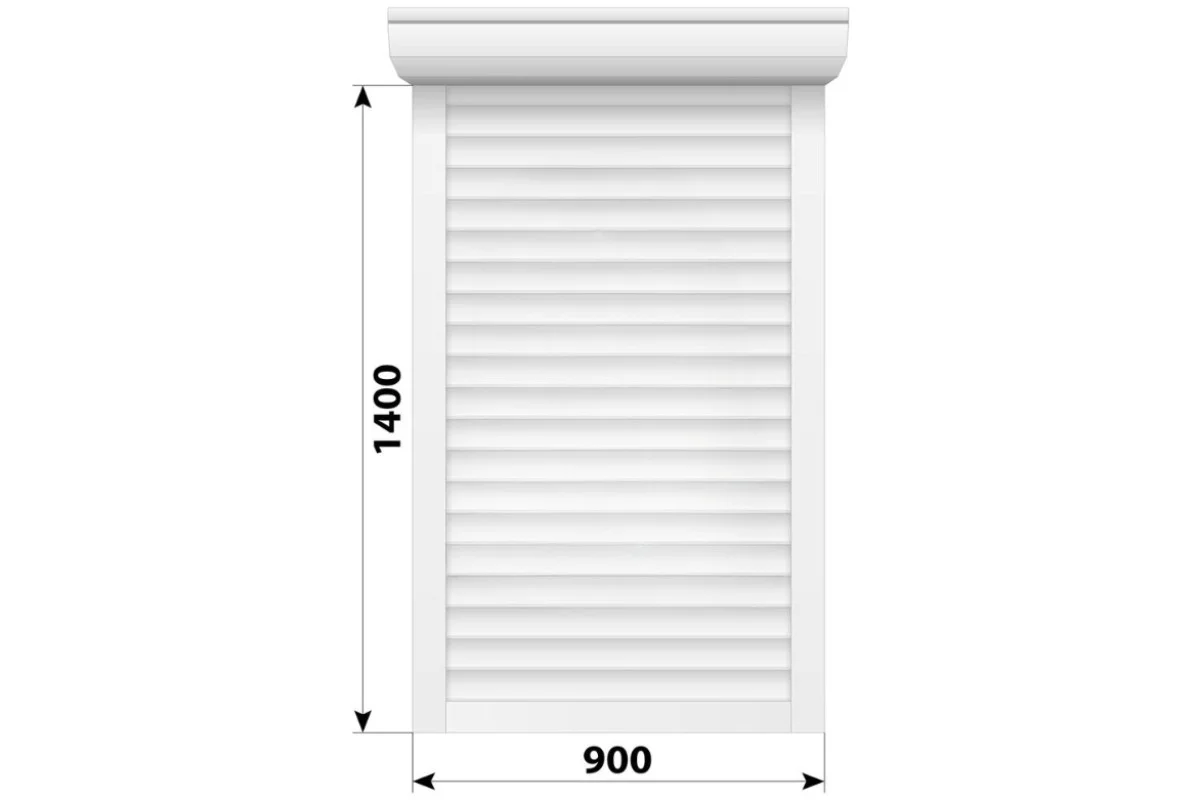 Защитные алюминиевые ролеты Comfort Line 900-1400 мм P55