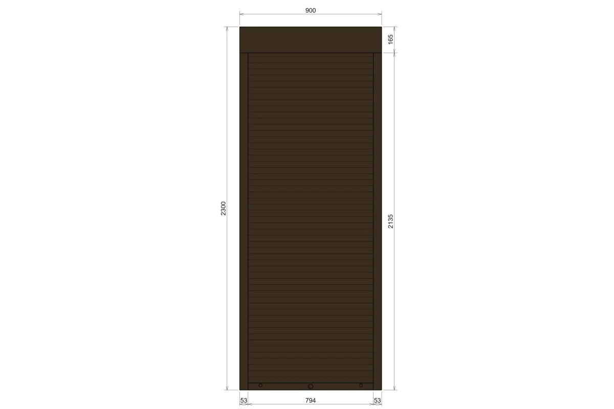 Защитные алюминиевые ролеты Comfort Line 900-2300 мм P55