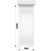 Захисні алюмінієві ролети Comfort Line 900-2400 мм P55