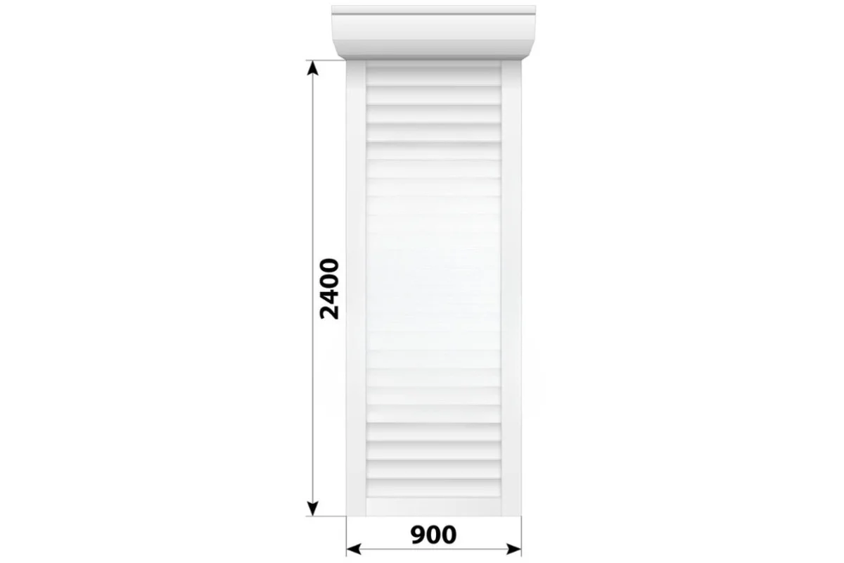 Захисні алюмінієві ролети Comfort Line 900-2400 мм P55