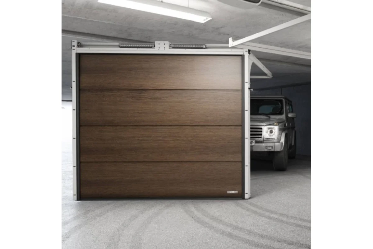 Секционные ворота UniPro WISNIOWSKI Woodgrain ALUTECH LG-600F 3000х2250 мм