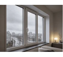 Металлопластиковое окно REHAU EURO 70 трёхстворчатое с поворотно-откидной створкой 2000 x 1400 мм