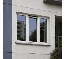 Металлопластиковое окно REHAU EURO 70 трёхстворчатое с поворотно-откидной створкой 1900 x 1300 мм