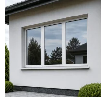 Металлопластиковое окно REHAU EURO 60 трёхстворчатое с поворотно-откидной створкой 1900 x 1700 мм