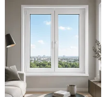 Металопластикове вікно VEKA Softline 76 з поворотно-відкидною стулкою 1500 × 1600 мм