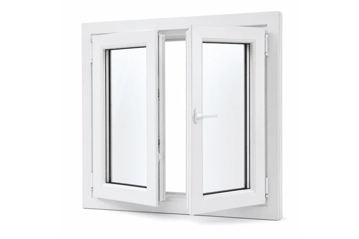 Металопластикове вікно VEKA Softline 76 з поворотно-відкидною стулкою 1300 × 1000 мм