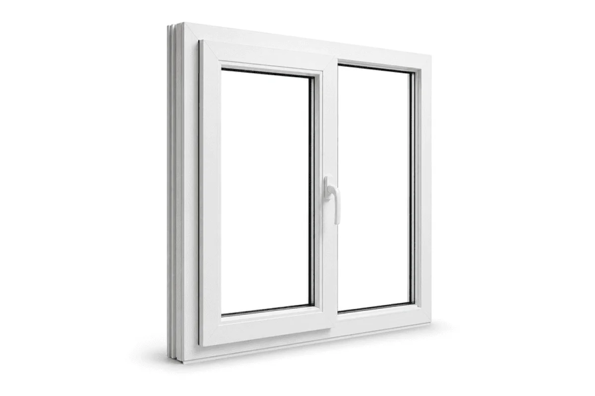 Металопластикове вікно VEKA Softline 76 з поворотно-відкидною стулкою 1300 × 1000 мм