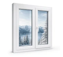 Металопластикове вікно VEKA Softline 76 з поворотно-відкидною стулкою 1400 × 1100 мм