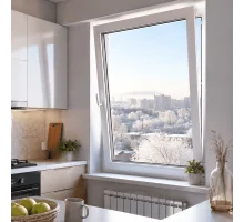 Металлопластиковое окно  VEKA Softline 82 поворотно-откидное 1000 x 900 мм