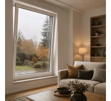 Металлопластиковое окно  VEKA Softline 82 поворотно-откидное 1100 x 1100 мм
