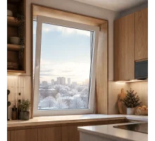 Металопластикове вікно WDS 6S одностулкове поворотно-відкидне 600 x 1000 мм