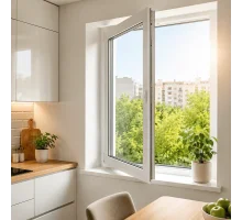 Металлопластиковое окно REHAU EURO 70 поворотно-откидное 1000 x 800 мм
