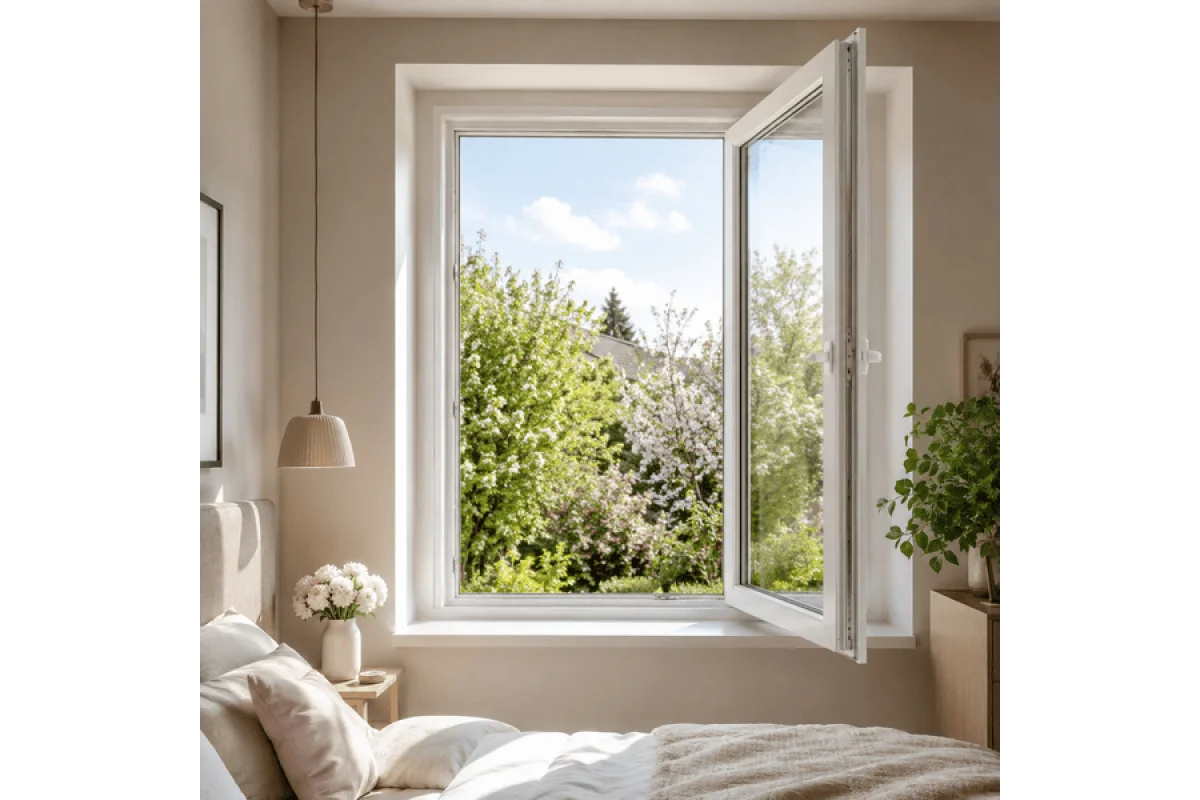 Металлопластиковое окно VEKA Softline 82 поворотно-откидное 1000 x 1200 мм