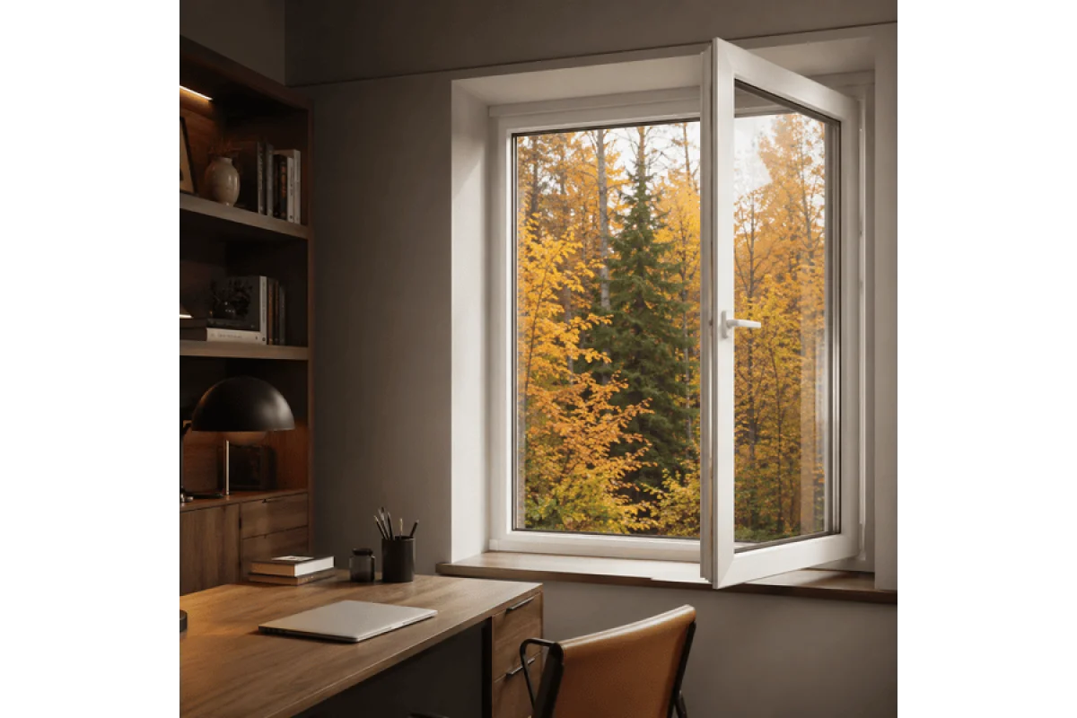 Металопластикове вікно VEKA Softline 82 поворотно-відкидне 1000 x 1500 мм