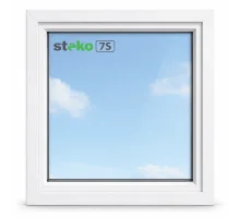 Металопластикове вікно Steko 7S одностулкове глухе 1500 x 1000 мм