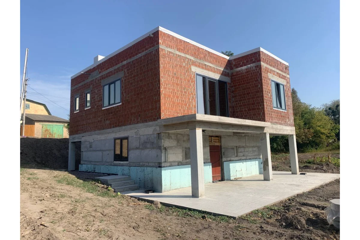 Металопластикове вікно антрацит ламіноване REHAU EURO 60 одностулкове глухе 900 × 1400 мм