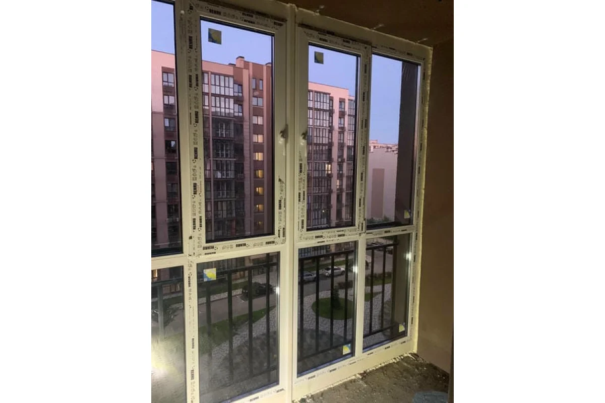 Панорамні металопластикові вікна VEKA Softline 76 4100 x 2400 мм