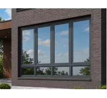 Панорамні металопластикові вікна REHAU EURO 60 2700 x 2100 мм ламіновані