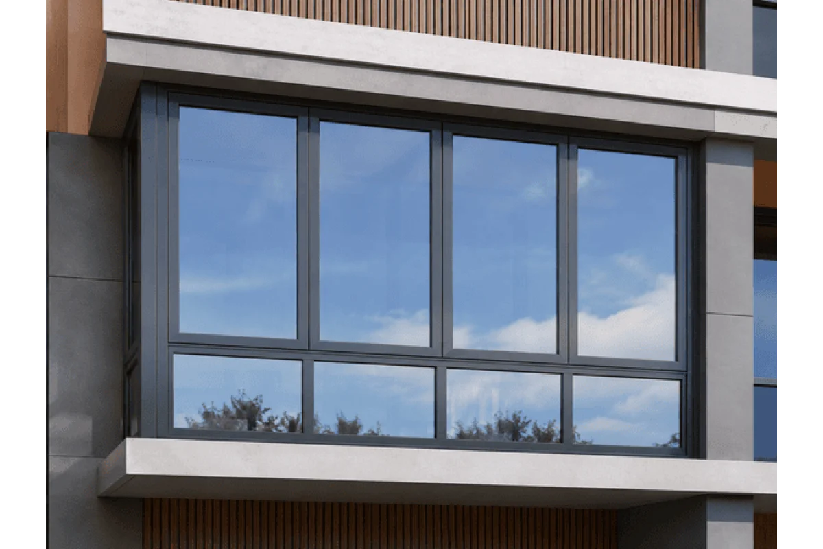 Панорамные металлопластиковые окна REHAU EURO 70 2700 x 2200 мм ламинированные