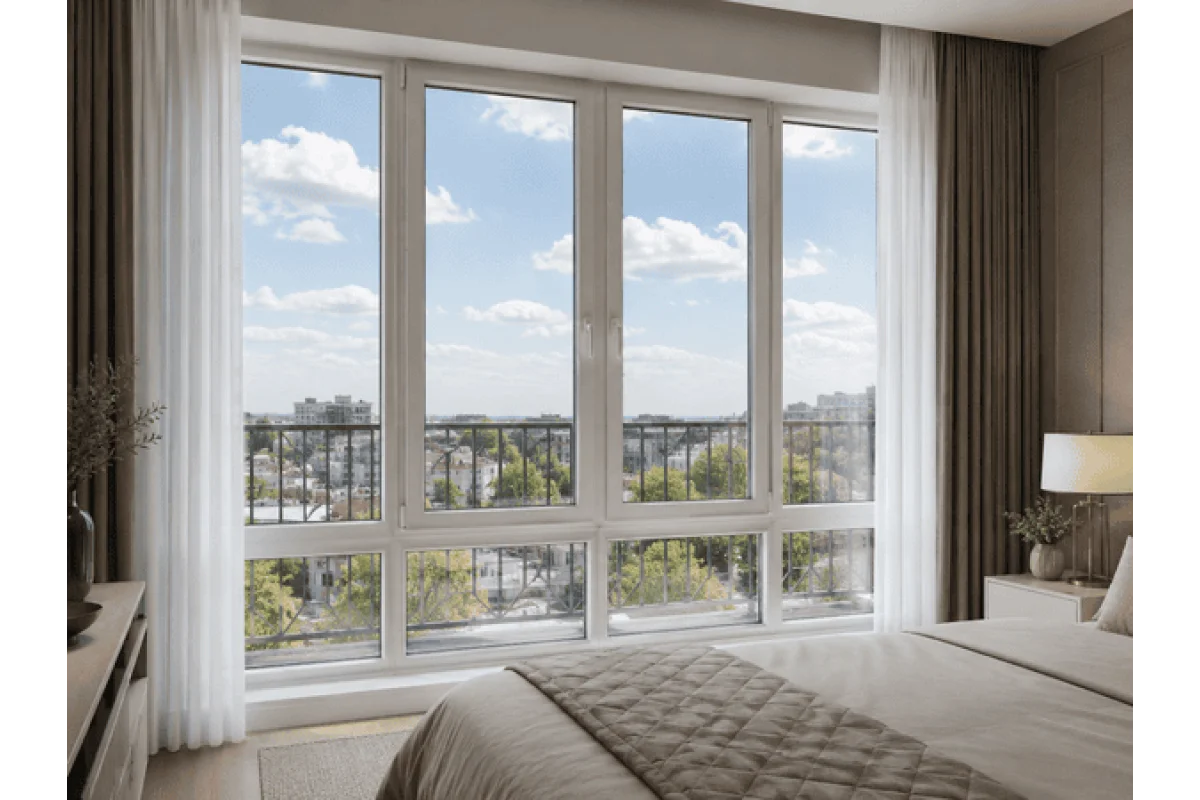 Панорамні металопластикові вікна REHAU EURO 70 3600 x 2300 мм