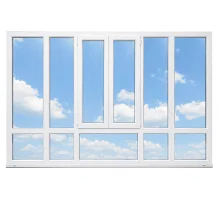 Панорамные металлопластиковые окна VEKA Softline 76 4500 x 2100 мм