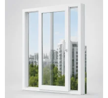 Раздвижное металлопластиковое окно WDS SL 76 1300 x 1200 мм 