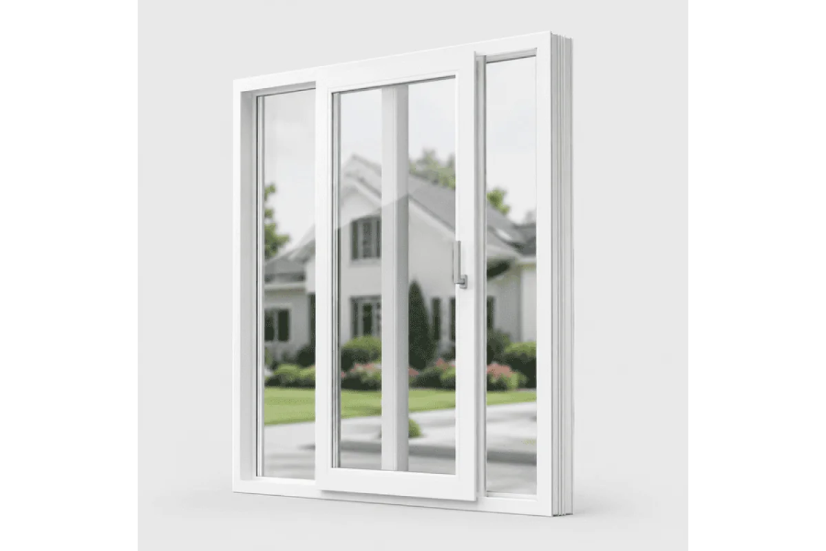 Раздвижное металлопластиковое окно WDS SL 76 1200 x 1200 мм