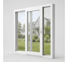 Раздвижное металлопластиковое окно WDS SL 76 1400 x 1300 мм 