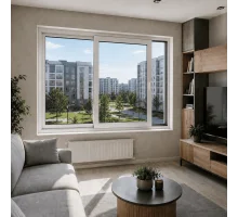 Раздвижное металлопластиковое окно WDS SL 76 1800 x 1300 мм 