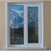 Металлопластиковые окна Epsilon Basic двустворчатое с поворотно-откидной створкой 1400 x 1400 мм