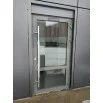 Алюминиевые двери HOFFMANN W70 одинарные со стеклопакетом 860-2050 мм